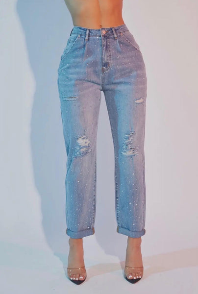 Perfect Rhinestone Jeans