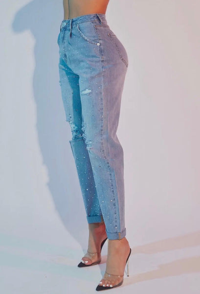 Perfect Rhinestone Jeans