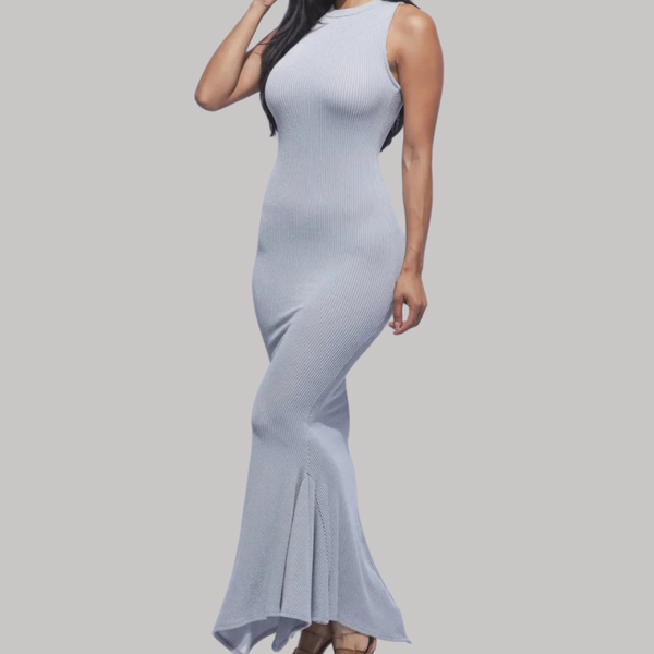 Sleeveless Mermaid Maxi Dress